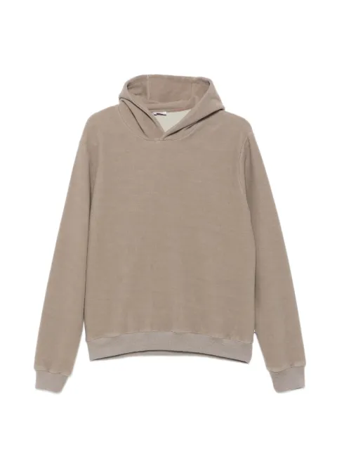 04651 / A TRIP IN A BAG ribbed-hem hoodie