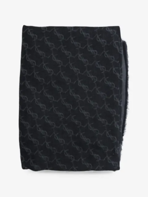 Saint Laurent Cassandre scarf in cashmere and silk jacquard
