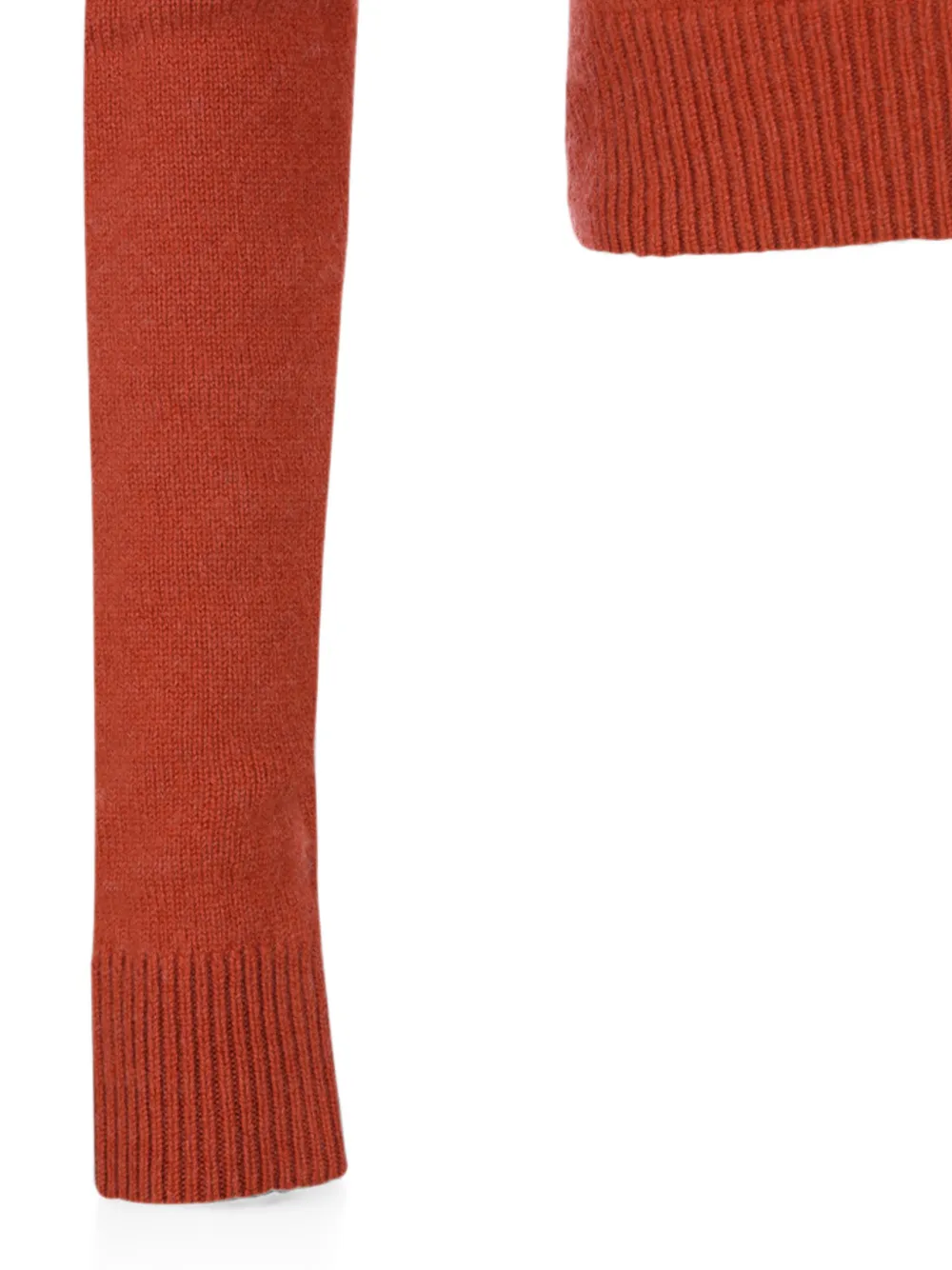Saint Laurent Kasjmier trui met ronde hals Oranje