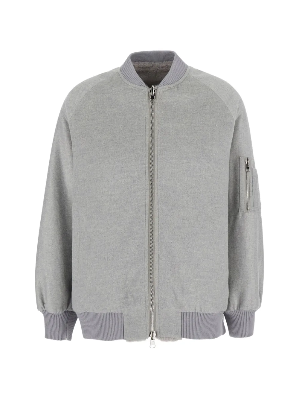 VALENTINI 1972 reversible faux-fur bomber jacket - Grau