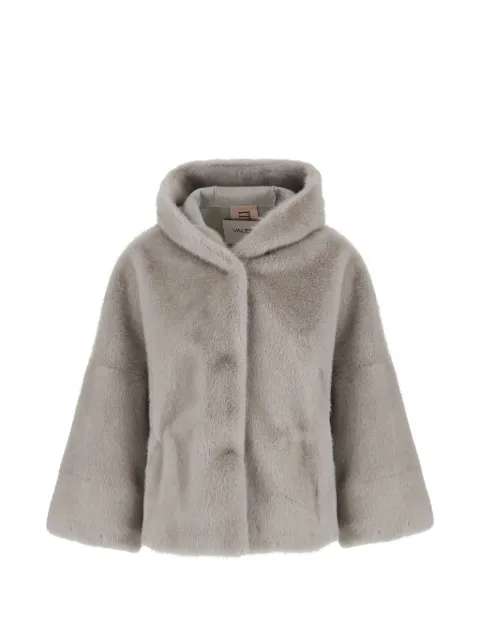 VALENTINI 1972 hooded faux-fur coat