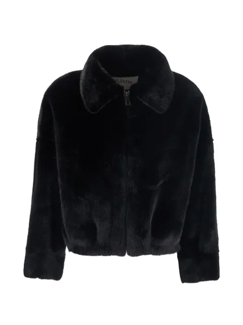 VALENTINI 1972 zip-up faux-fur jacket