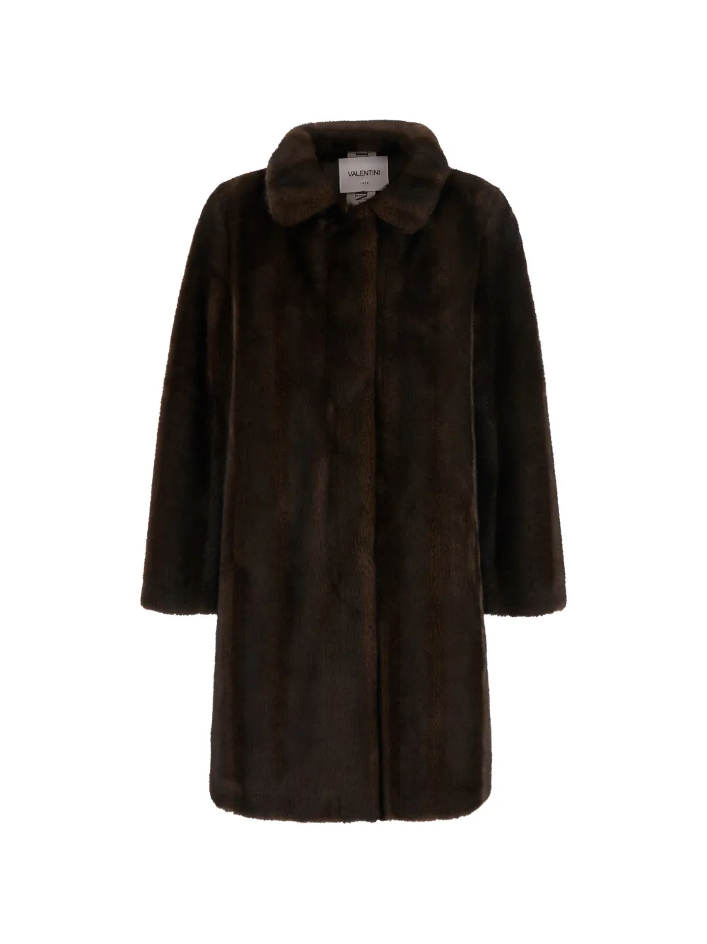 VALENTINI 1972 faux-fur classic-collar coat