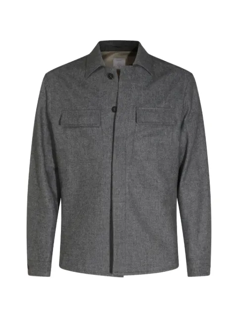 Eleventy button-up chest-pocket jacket