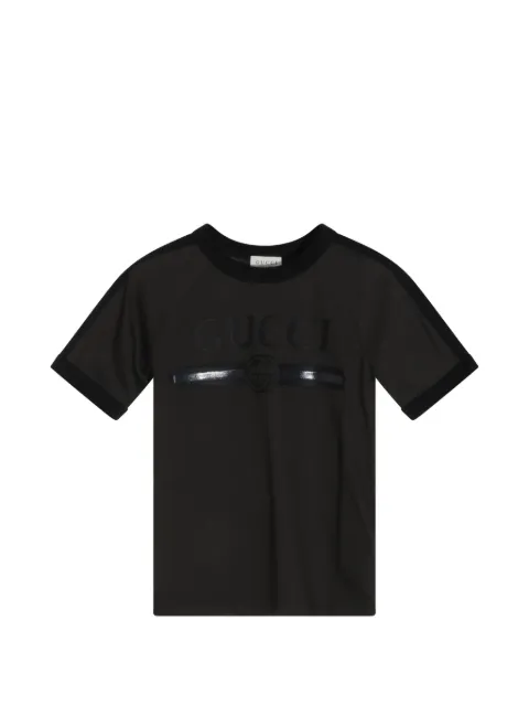 Gucci Kids logo-print raglan-sleeve T-shirt