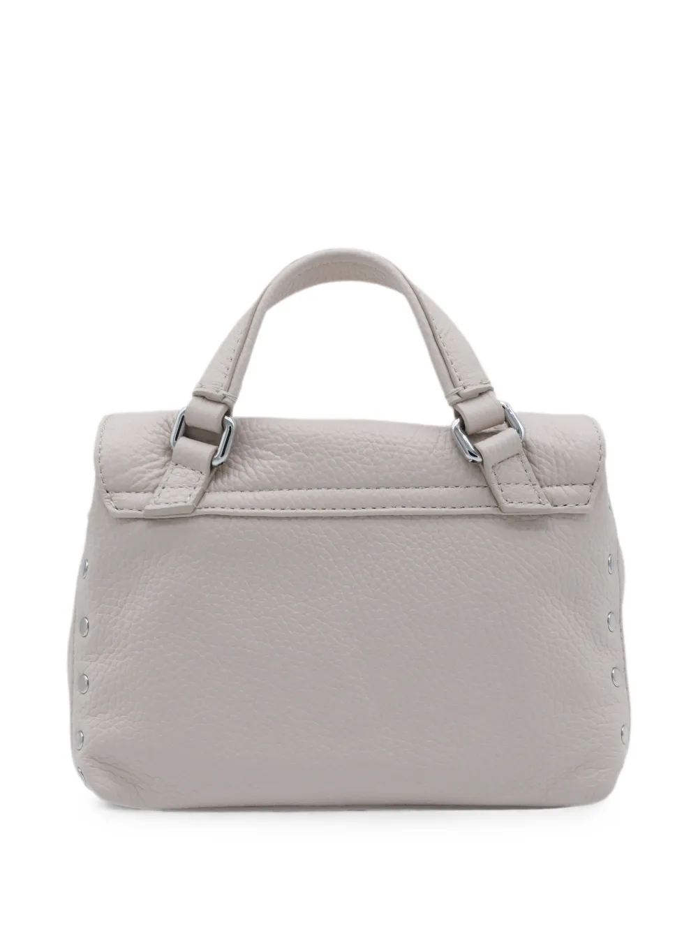 Zanellato Shopper verfraaid met studs Wit