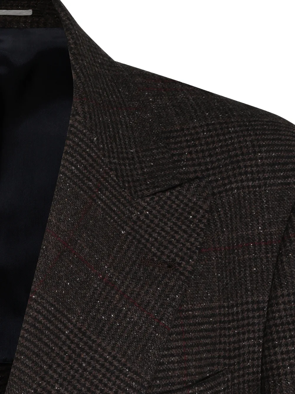 Brunello Cucinelli Jas met dubbele rij knopen Bruin