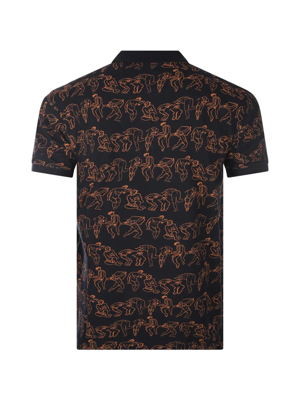 Vivienne Westwood graphic-print polo shirt Zwart