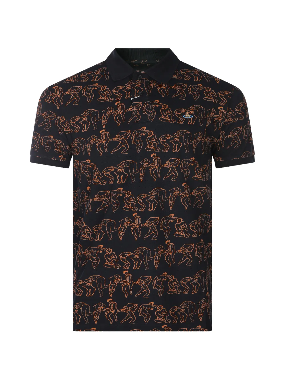 Vivienne Westwood graphic-print polo shirt - Nero