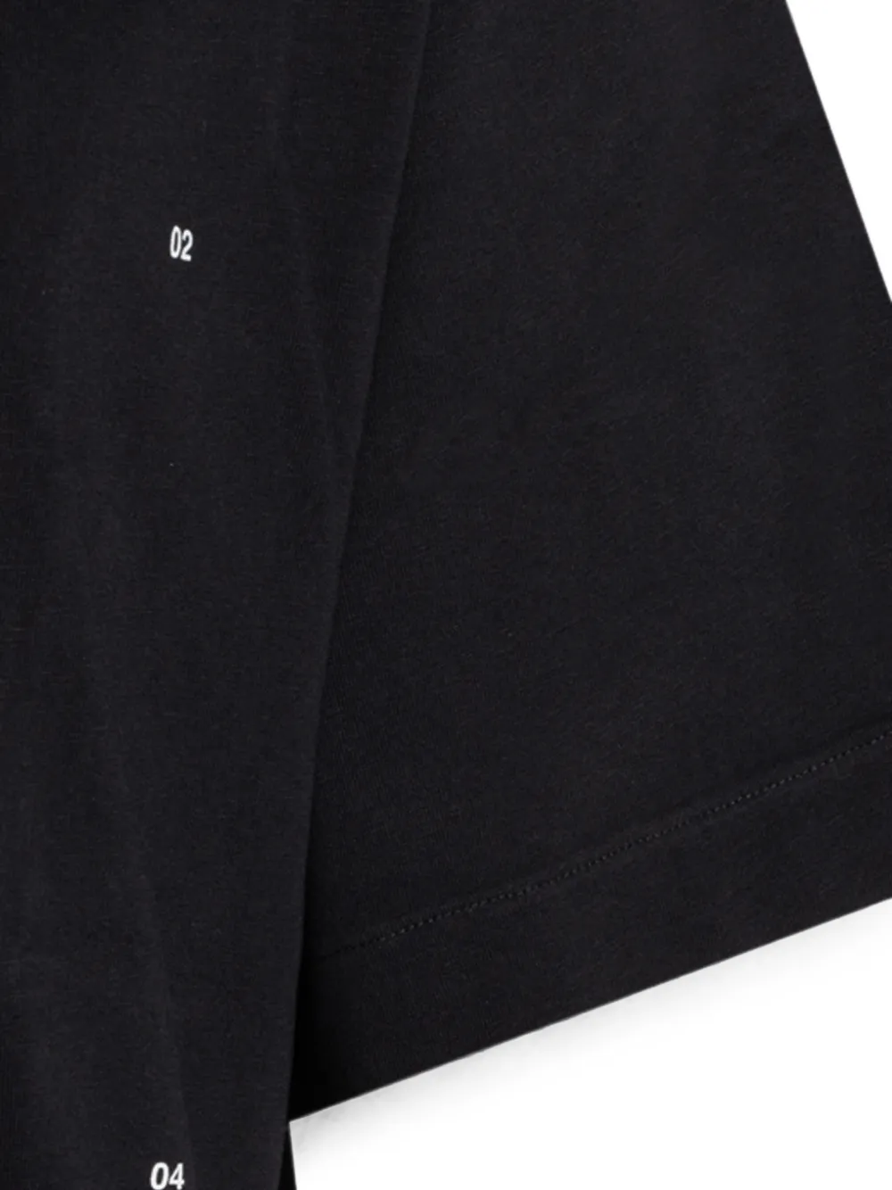 Off-White T-shirt met grafische print Zwart