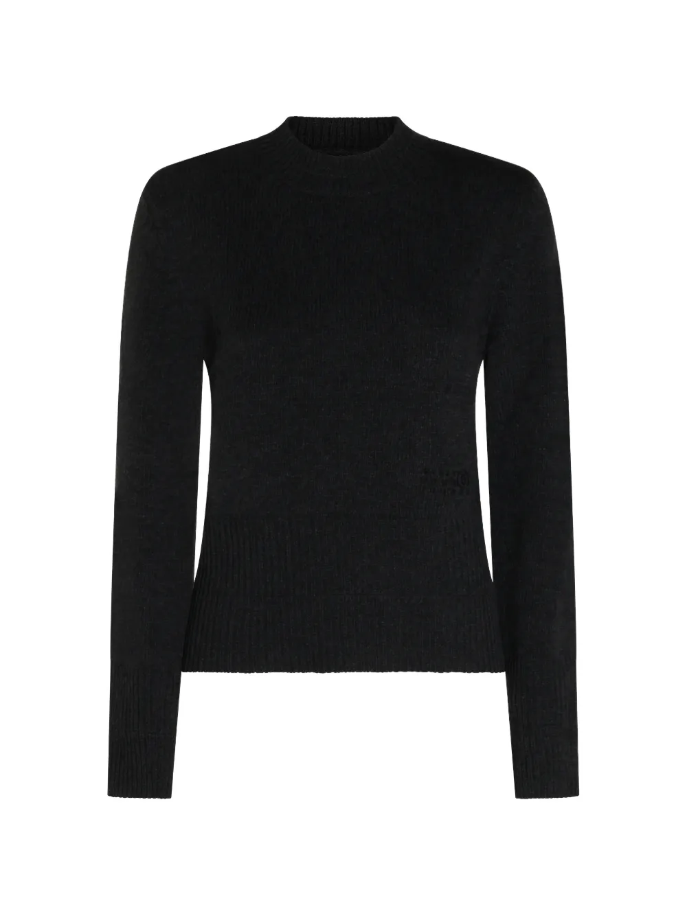 MM6 Maison Margiela logo-embroidered sweater - Nero