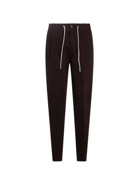 Eleventy drawstring pleated trousers