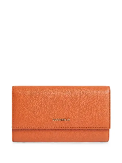 Coccinelle large Metallic leather wallet