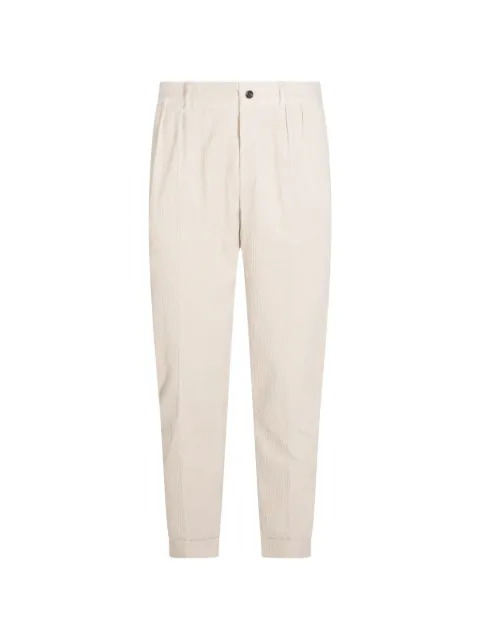 04651 / A TRIP IN A BAG pleated corduroy trousers