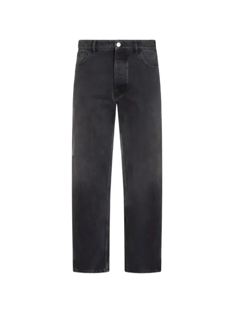 Marni logo-patch straight-leg jeans
