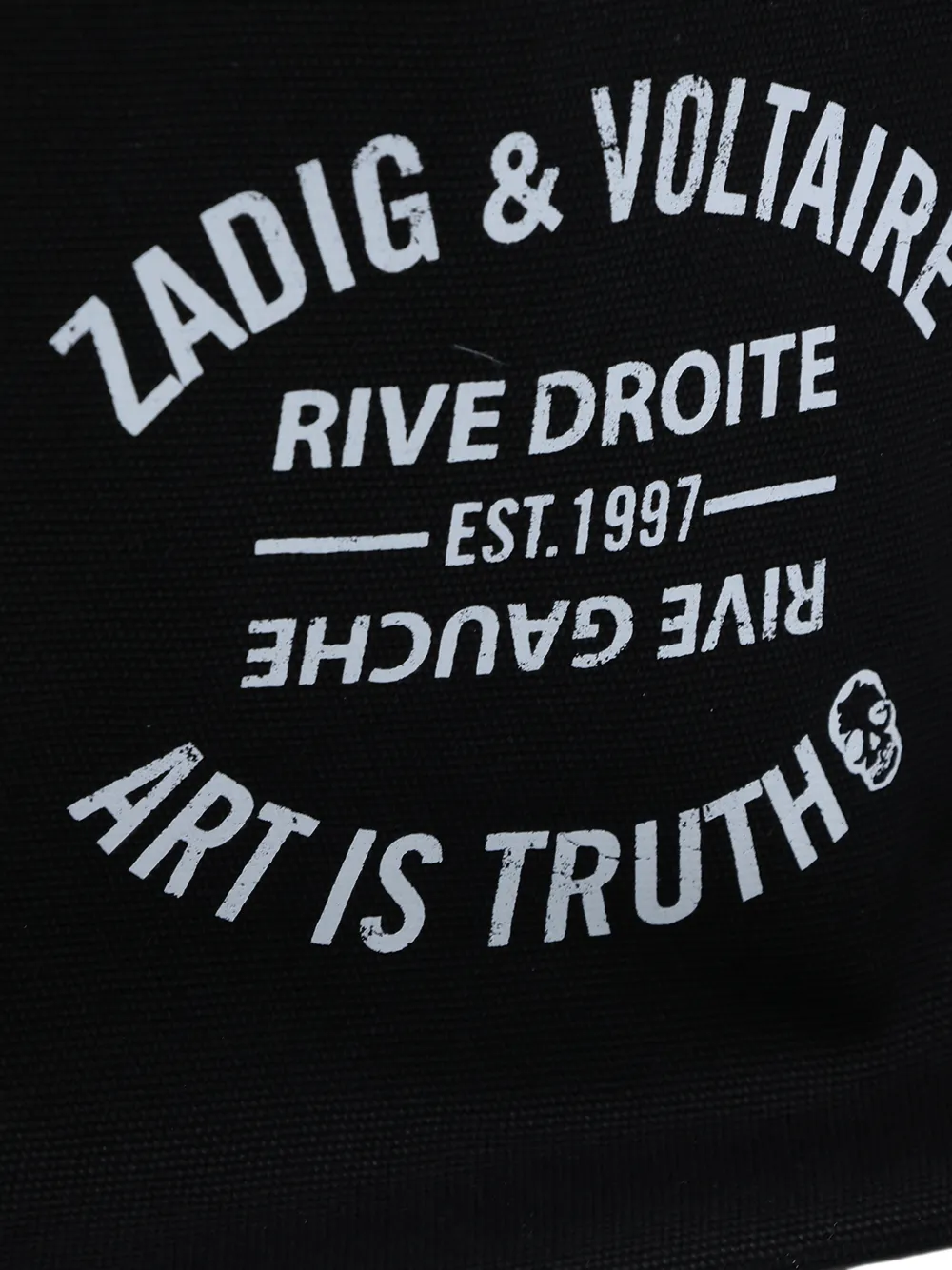 Zadig&Voltaire Shopper met logoprint Zwart