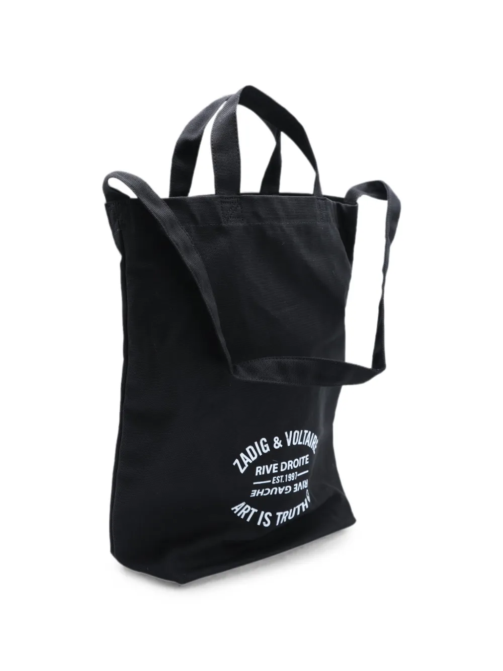 Zadig&Voltaire Shopper met logoprint Zwart