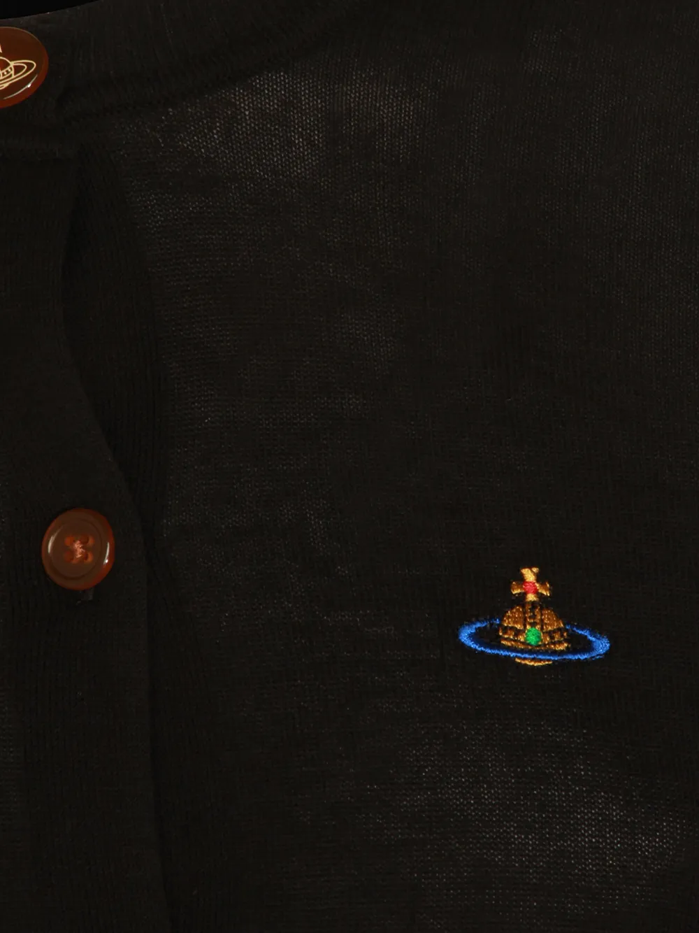 Vivienne Westwood Orb-embroidered cardigan Zwart