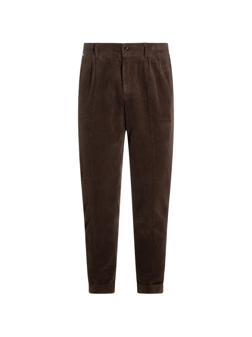 04651 / A TRIP IN A BAG pleated-detail trousers - Marrone