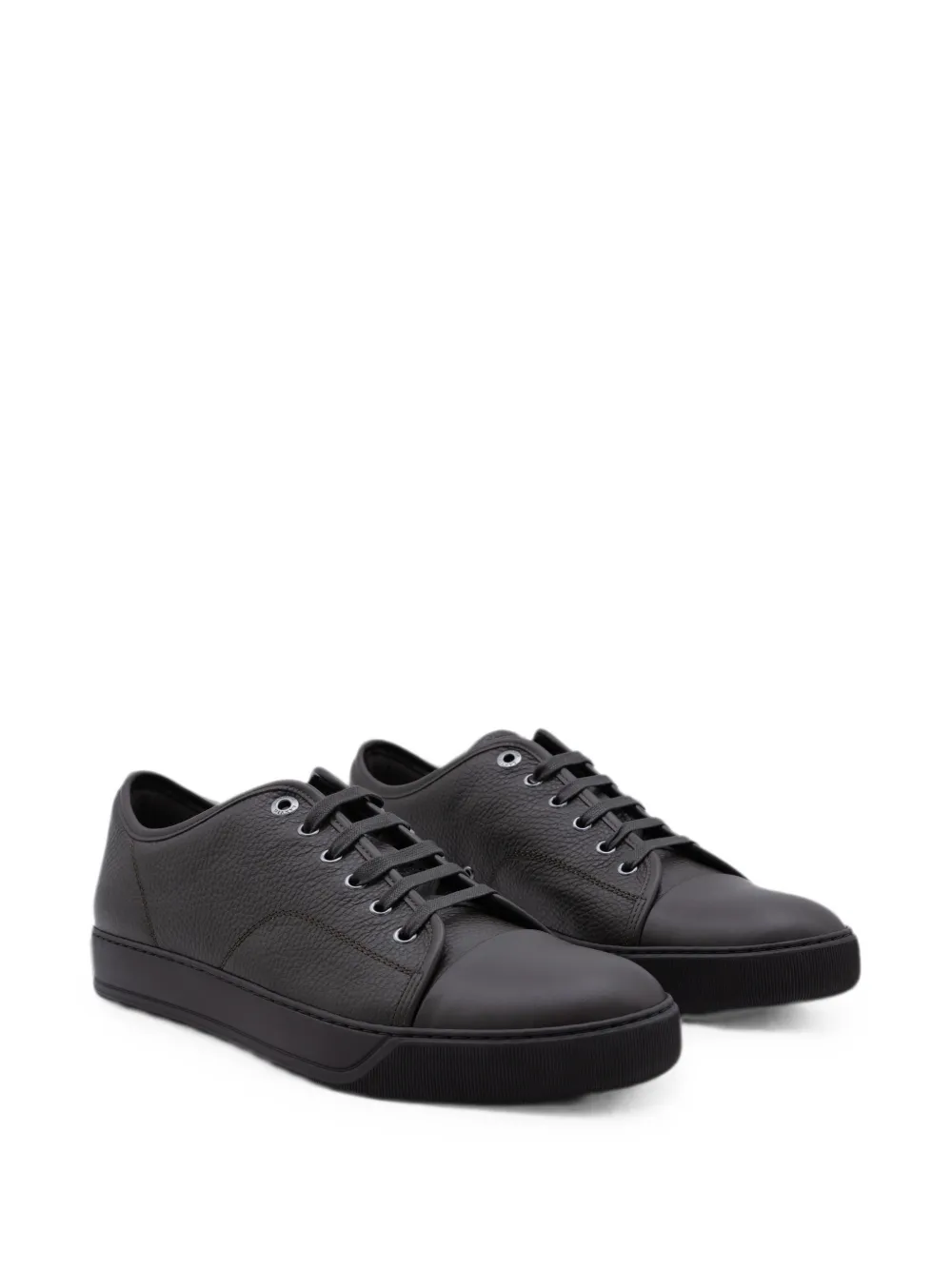Lanvin DBB1 sneakers in nappa and grained leather Bruin