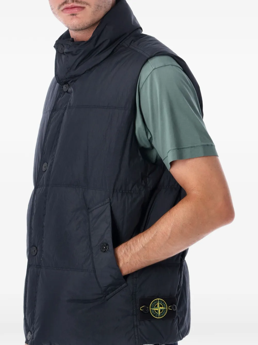 Stone Island Gewatteerde bodywarmer Blauw