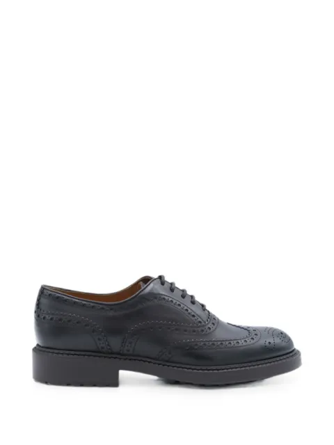 Doucal's brogue-detail leather lace-up shoes