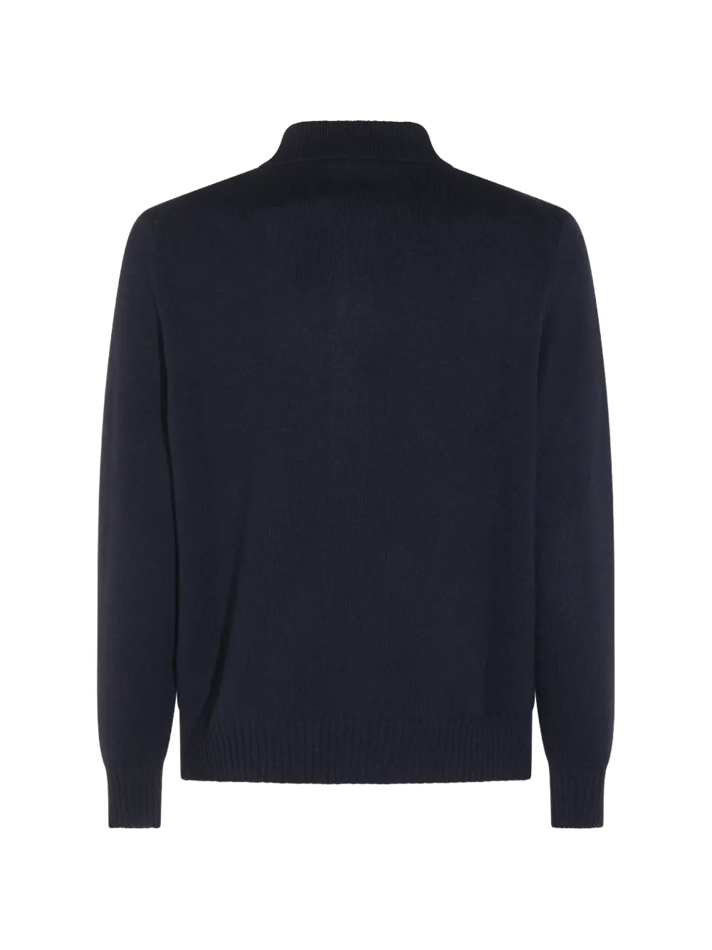 Malo Trui met polokraag en lange mouwen Blauw