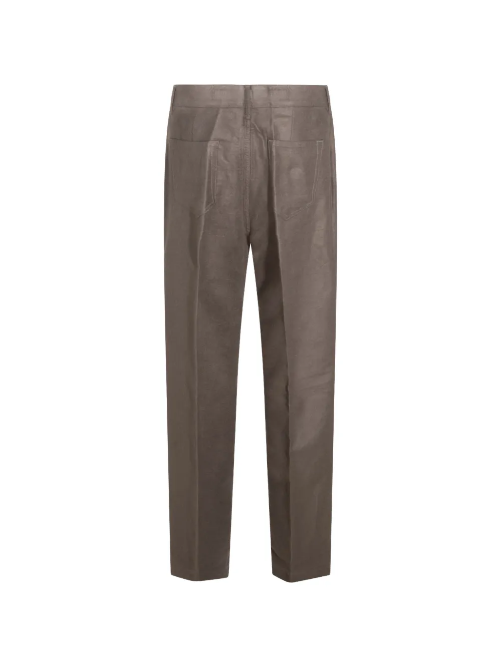 Rick Owens pressed-crease straight-leg trousers Bruin