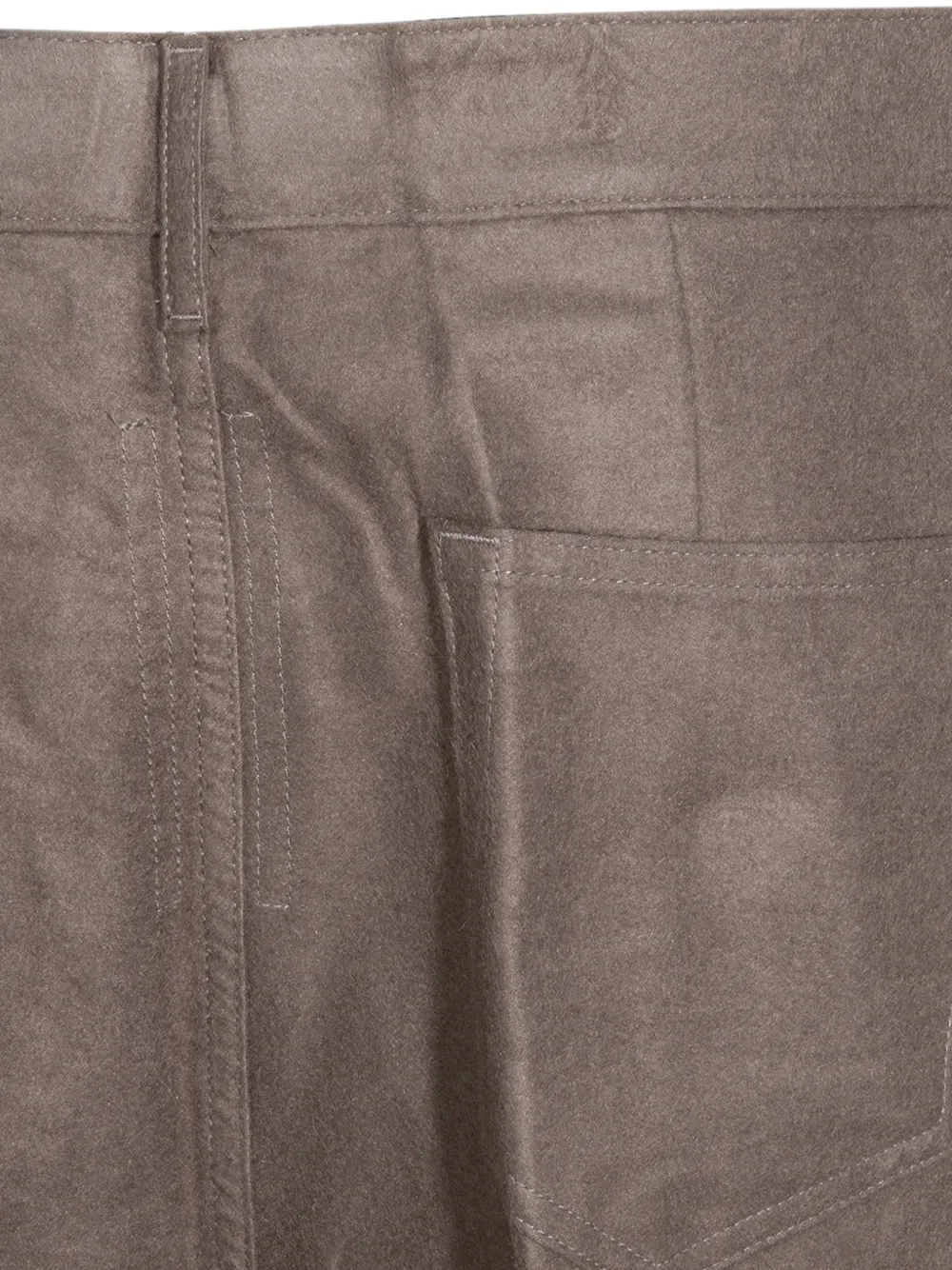 Rick Owens pressed-crease straight-leg trousers Bruin
