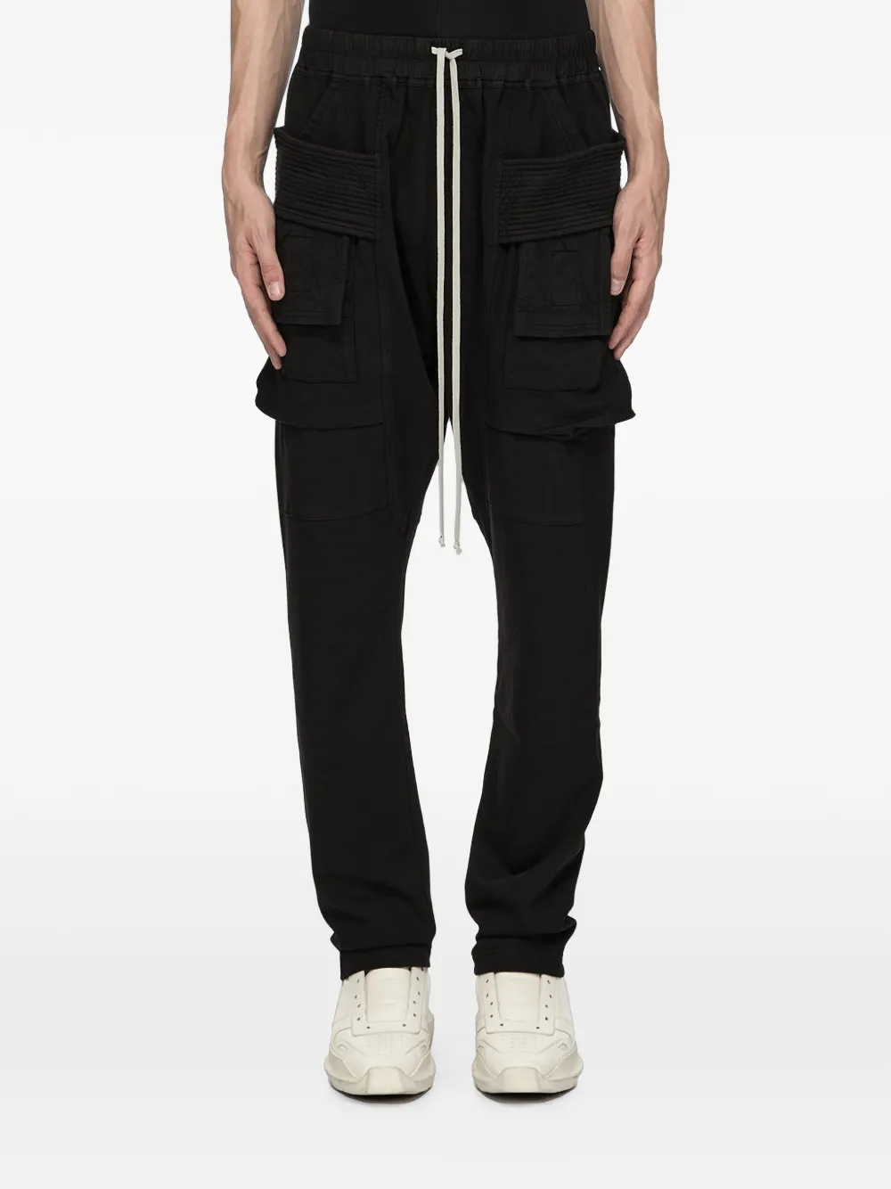Rick Owens DRKSHDW drawstring track pants - Nero