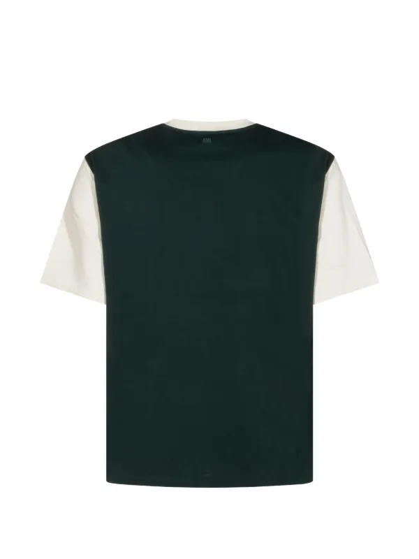 AMI Paris logo-appliqué T-shirt | Green | FARFETCH