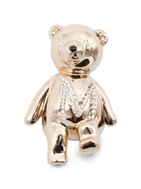 Max Mara metal teddy bear brooch