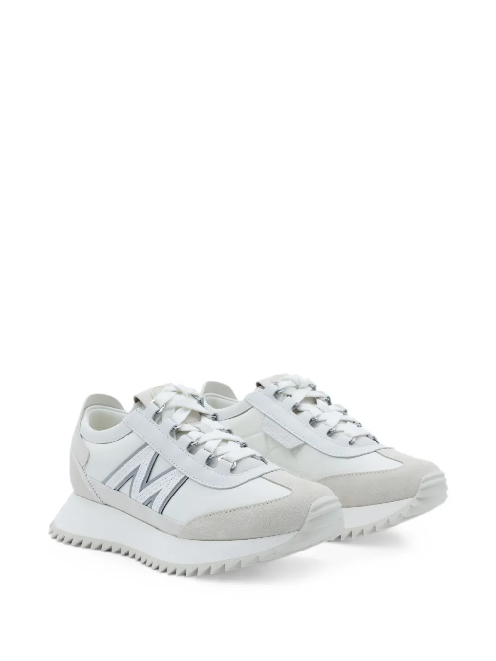 Moncler Sneakers met suède vlakken Wit