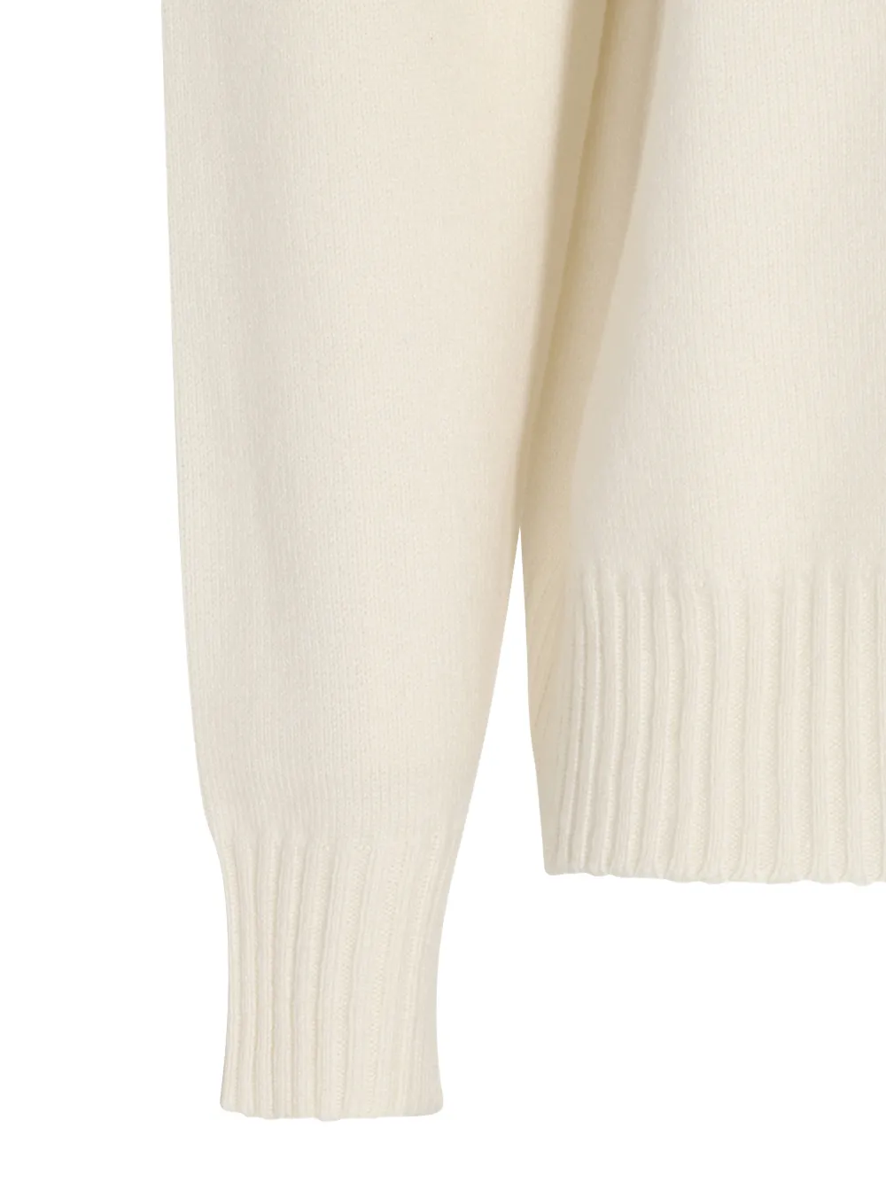 Malo Kasjmier trui met polokraag en lange mouwen Beige