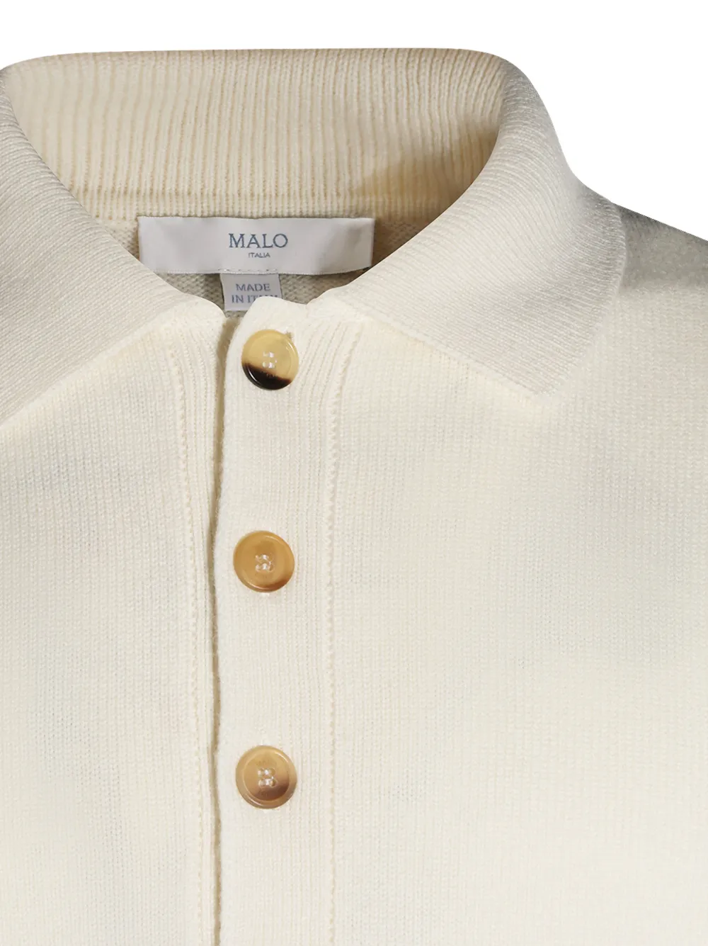 Malo Kasjmier trui met polokraag en lange mouwen Beige