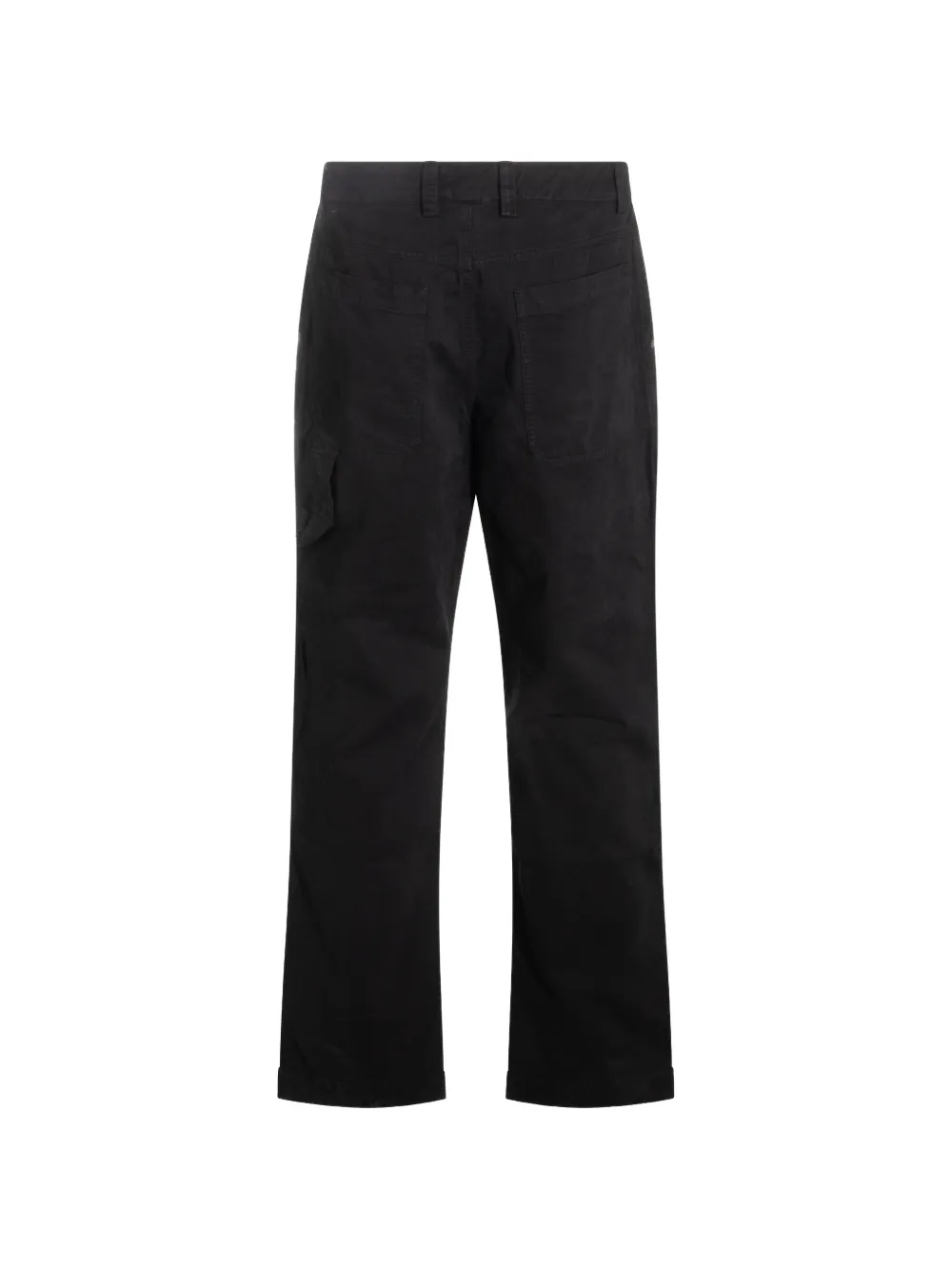 Off-White Broek met riemlussen Zwart