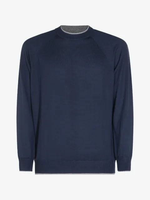 Eleventy raglan-sleeve wool sweater