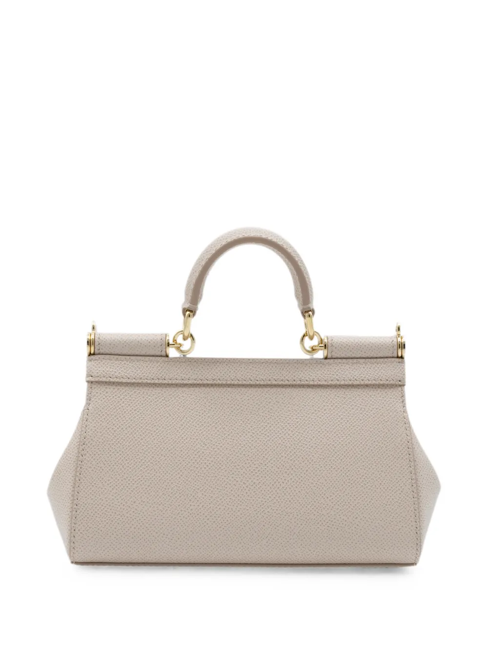 Dolce & Gabbana Sicily mini-handtas van dauphine kalfsleer Roze