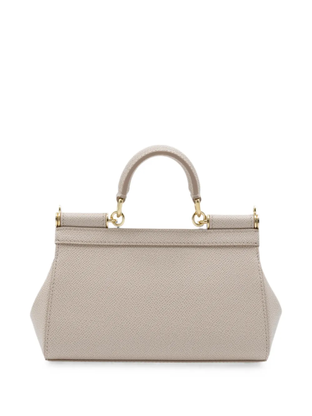 Dolce & Gabbana Sicily mini-handtas van dauphine kalfsleer Roze