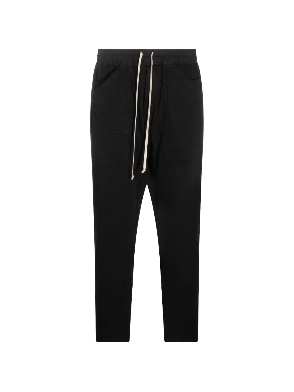 Rick Owens DRKSHDW drawstring-waist drop-crotch trousers - Schwarz