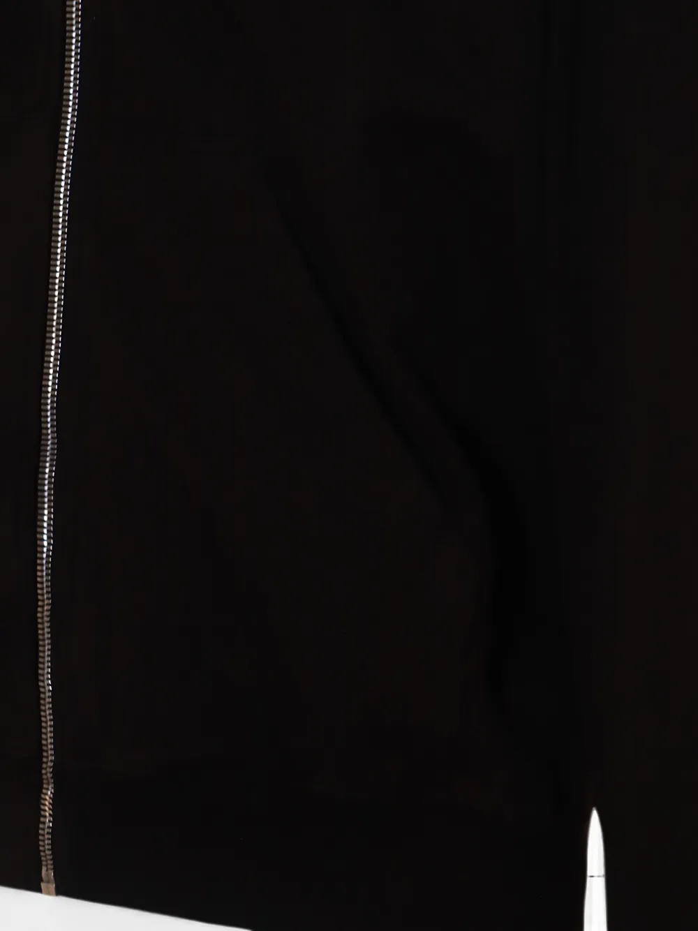 Rick Owens DRKSHDW Sweater met asymmetrische rits Zwart
