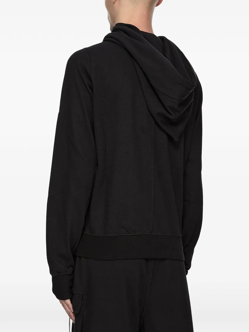 Rick Owens DRKSHDW Sweater met asymmetrische rits Zwart