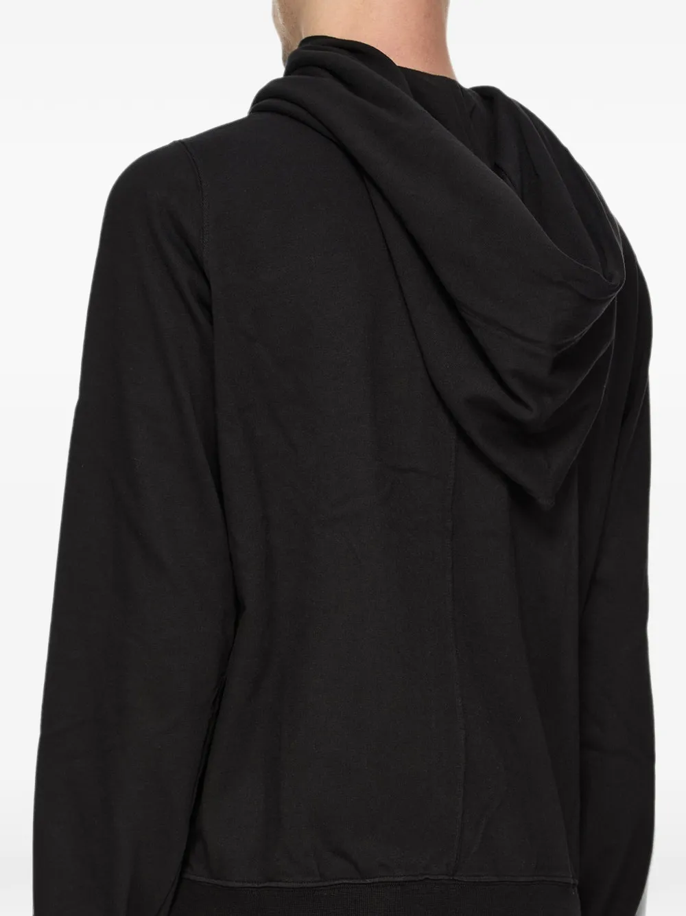 Rick Owens DRKSHDW Sweater met asymmetrische rits Zwart