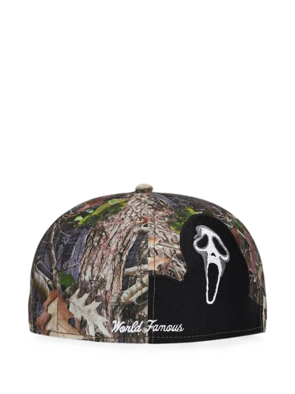 Supreme Ghostface Box Logo New Era 59Fifty Cap | Brown | FARFETCH