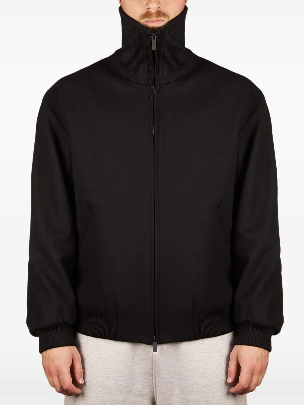 Hevo high-neck jacket - Noir