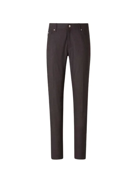 Marco Pescarolo Nerano logo-plaque slim-fit jeans