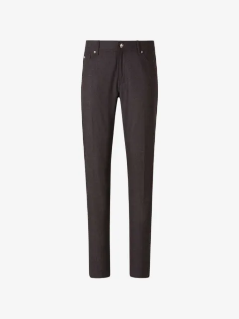 Marco Pescarolo Nerano logo-plaque slim-fit jeans
