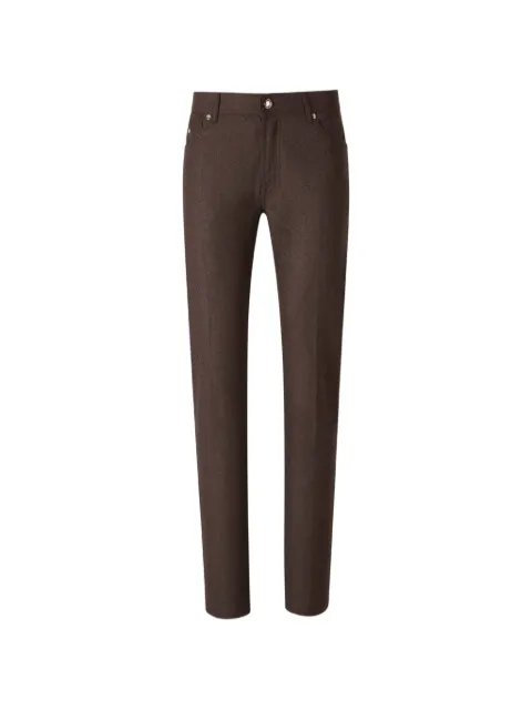 Marco Pescarolo Nerano logo-plaque slim-fit jeans