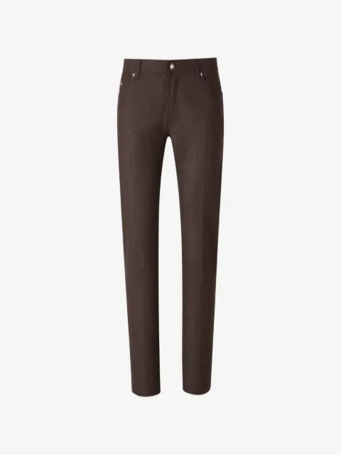 Marco Pescarolo Nerano logo-plaque slim-fit jeans