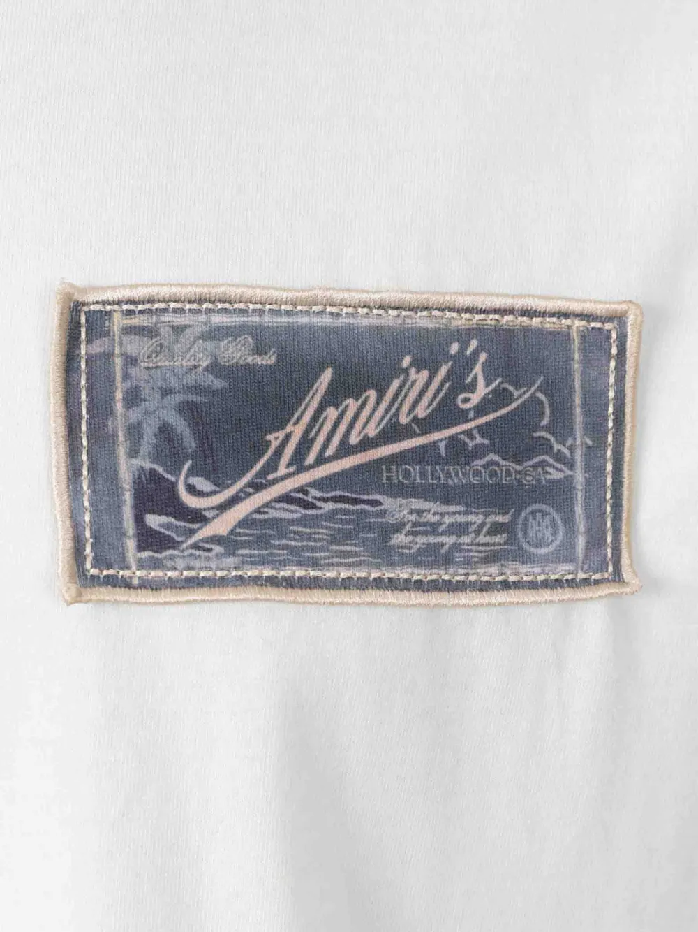 AMIRI T-shirt met grafische patch Groen